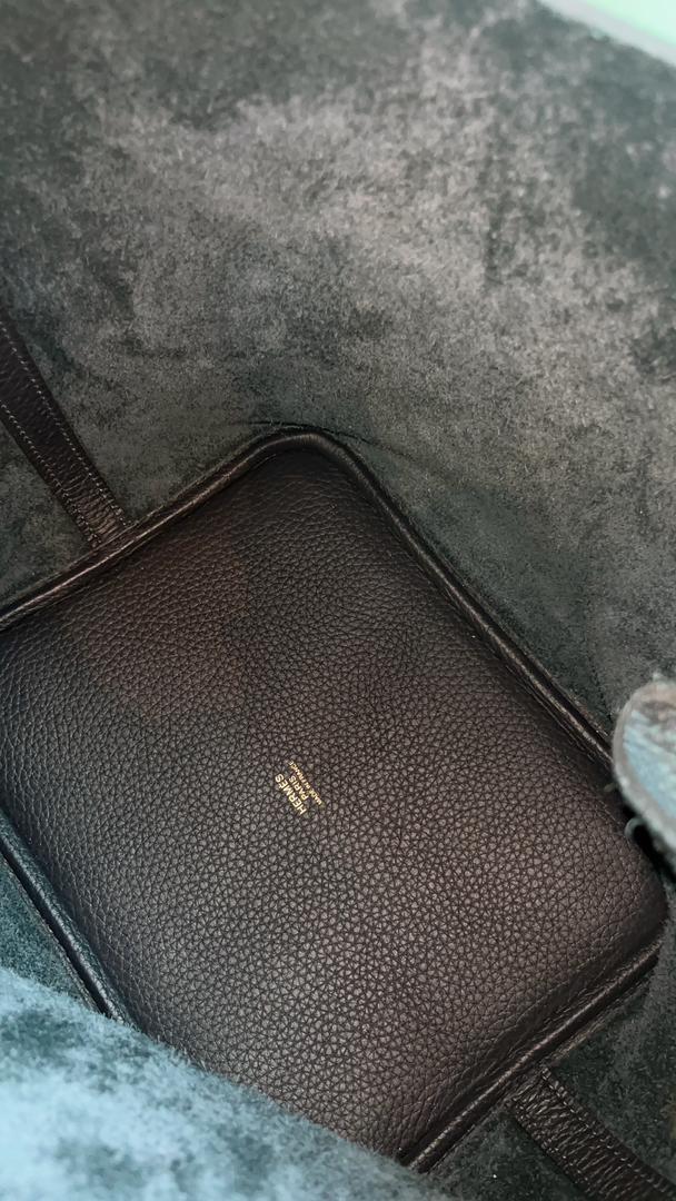 Hermes Bleau Nuit Picotin 22 (GHW)