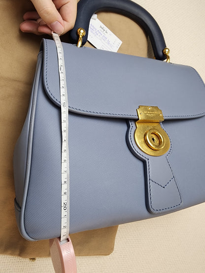Burberry Medium DK88 Top Handle Bag in Trench Calfskin