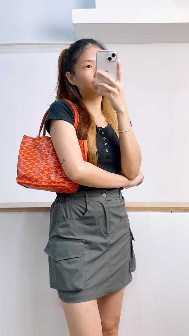 Goyard Orange Mini Anjou