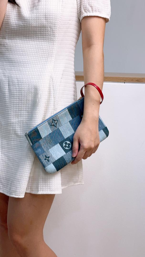 Louis Vuitton Denim Patchwork Neverfull MM