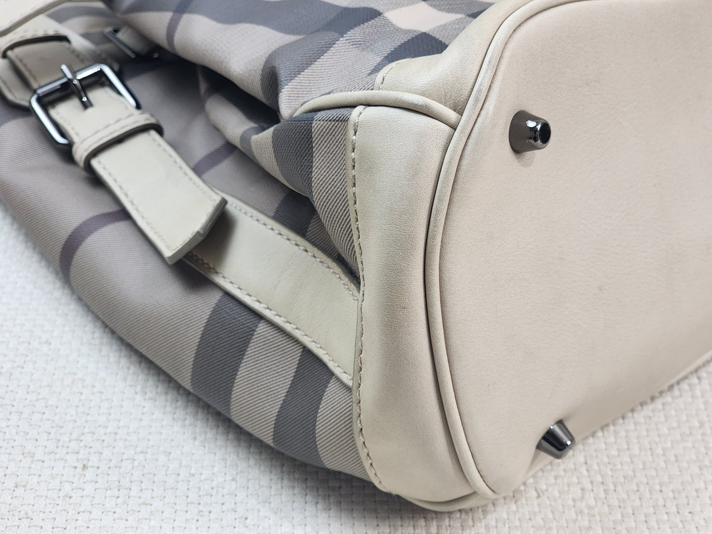 Burberry Smoked Check Walder Hobo Bag