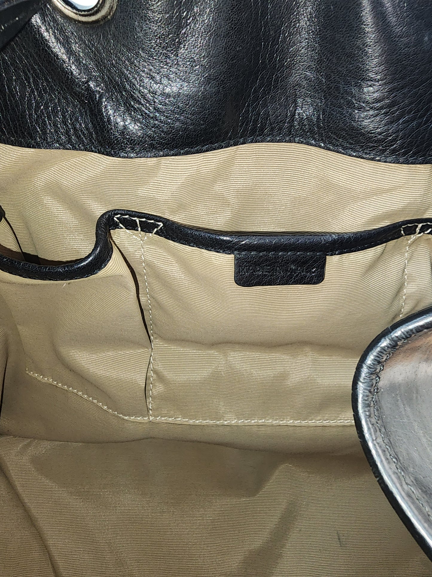 Burberry Nova Check Studded Warrior Armour Hobo Bag
