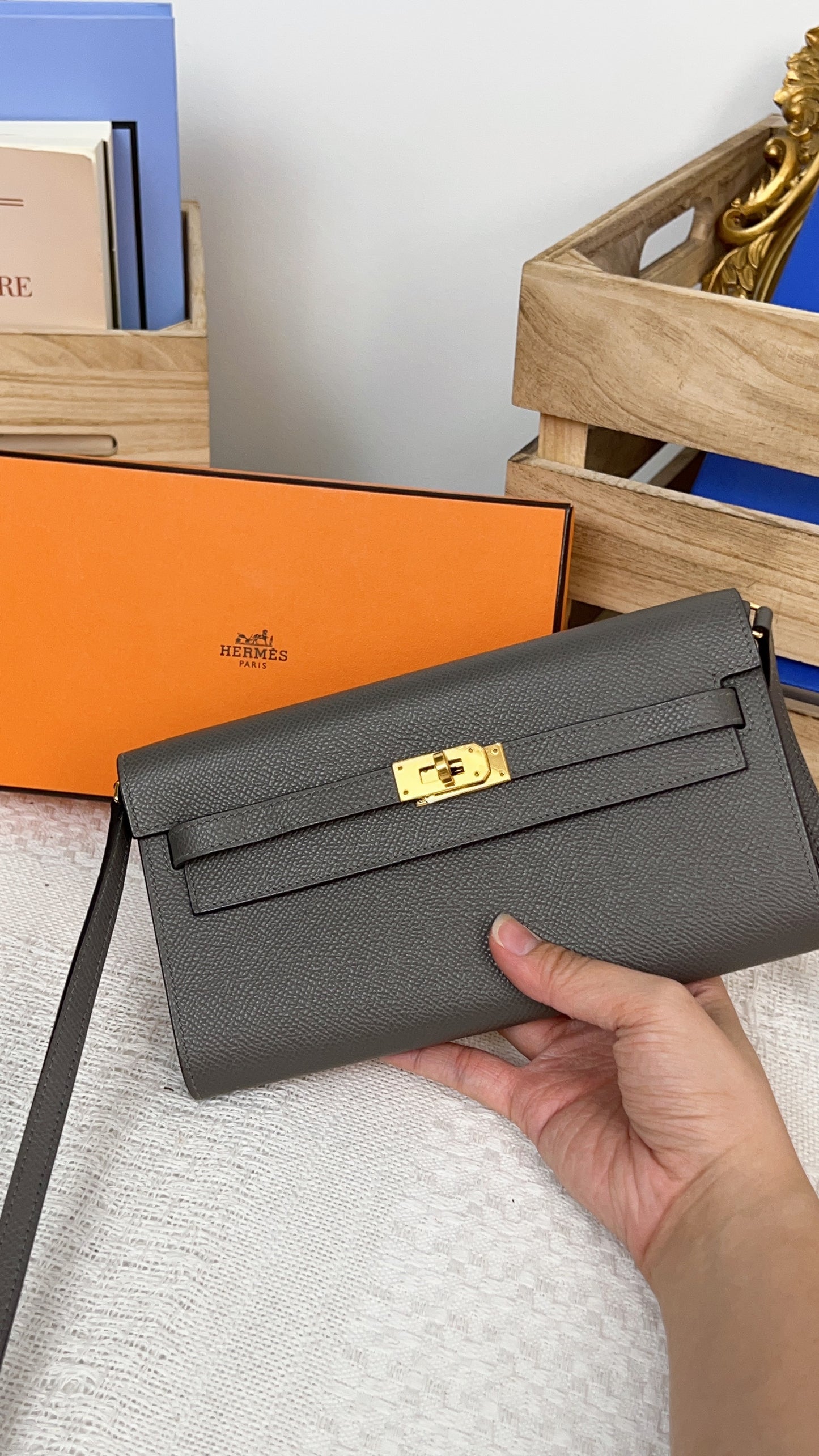 Hermes Grismeyer Kelly To Go GHW