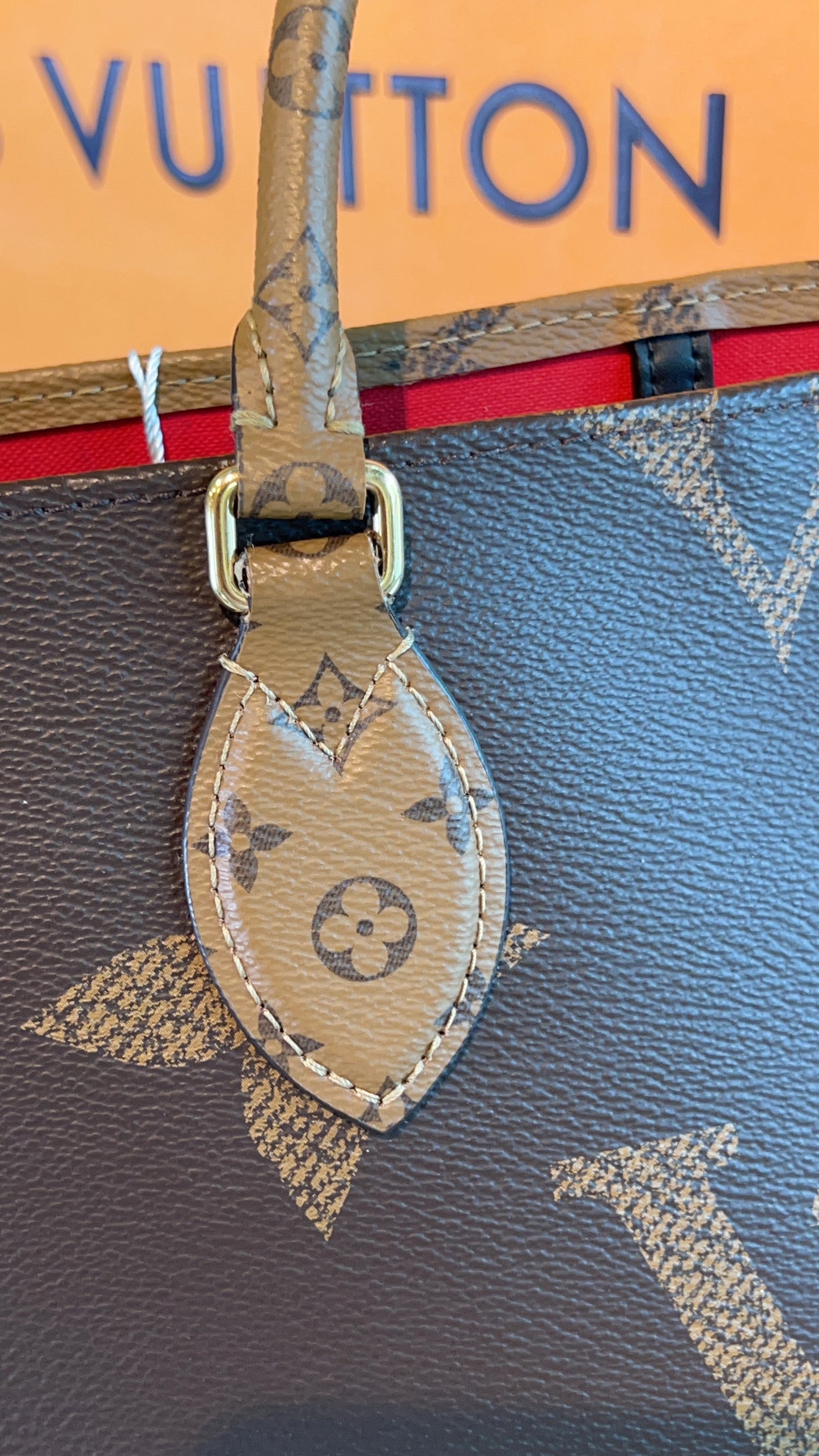 LV Monogram Reverse On The Go MM