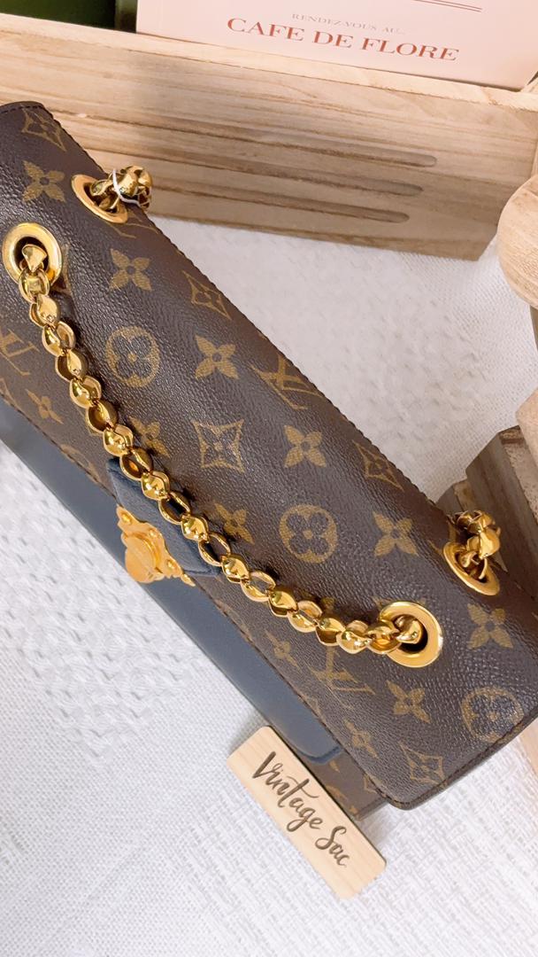 Louis Vuitton Navy Monogram Victoire Flap Bag