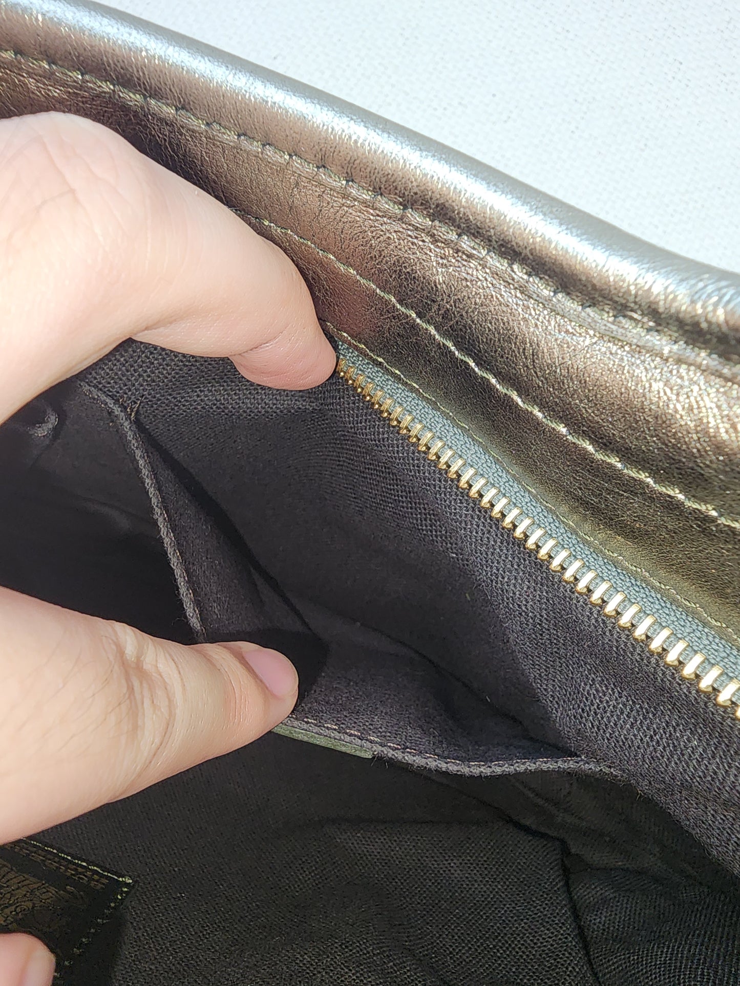 Burberry Beige Haymarket Check Shoulder Bag