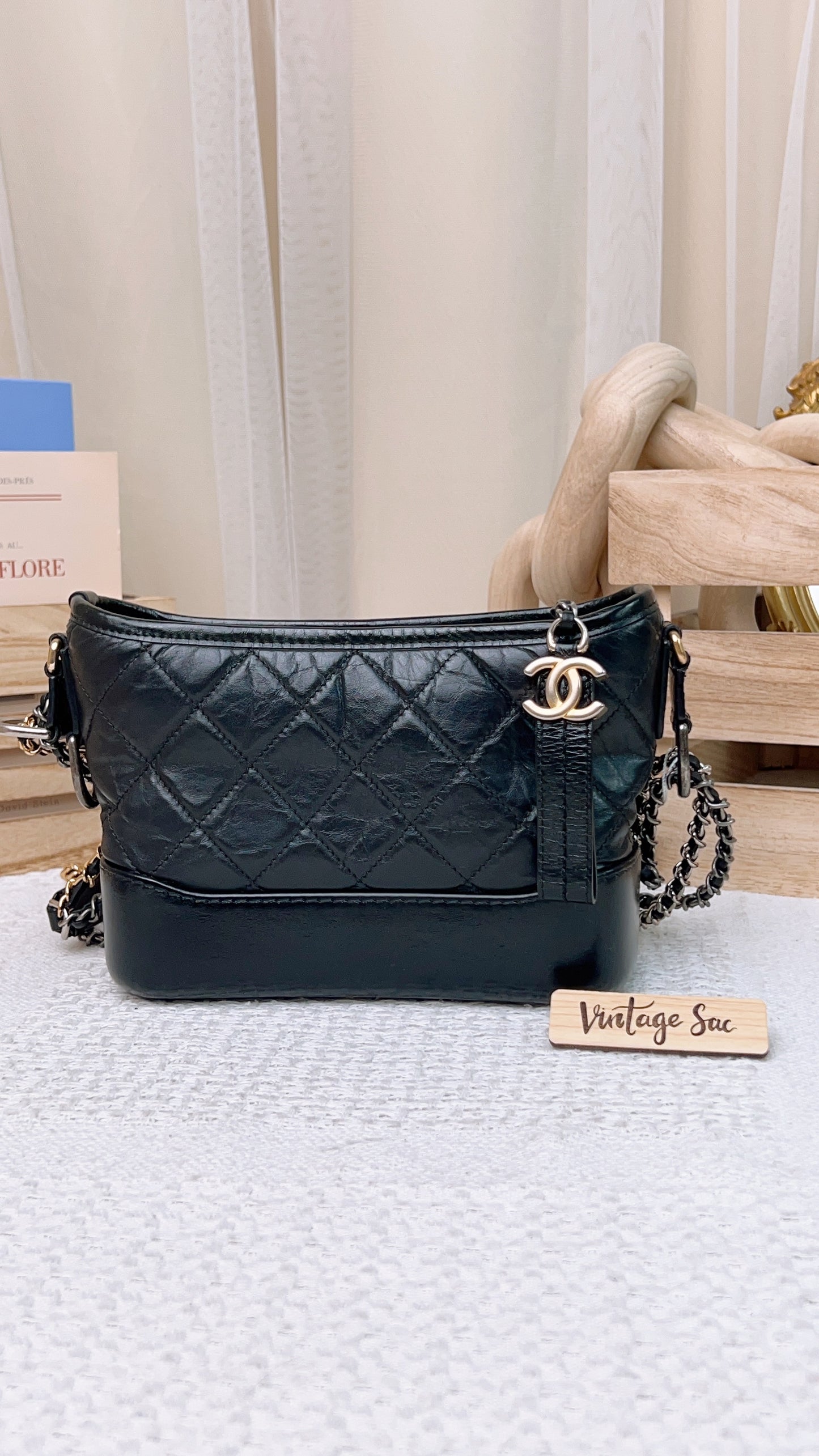 Chanel Black Small Gabrielle