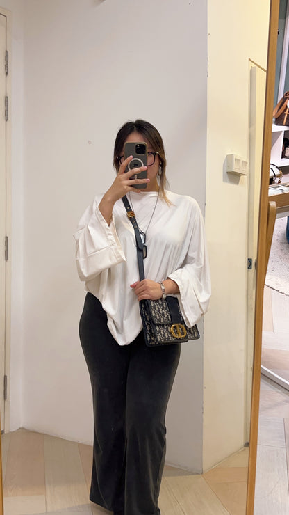 Dior Navy Oblique Montaigne 30 GHW