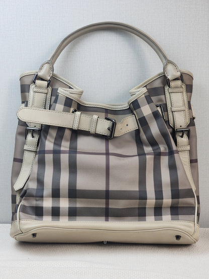 Burberry Smoked Check Walder Hobo Bag