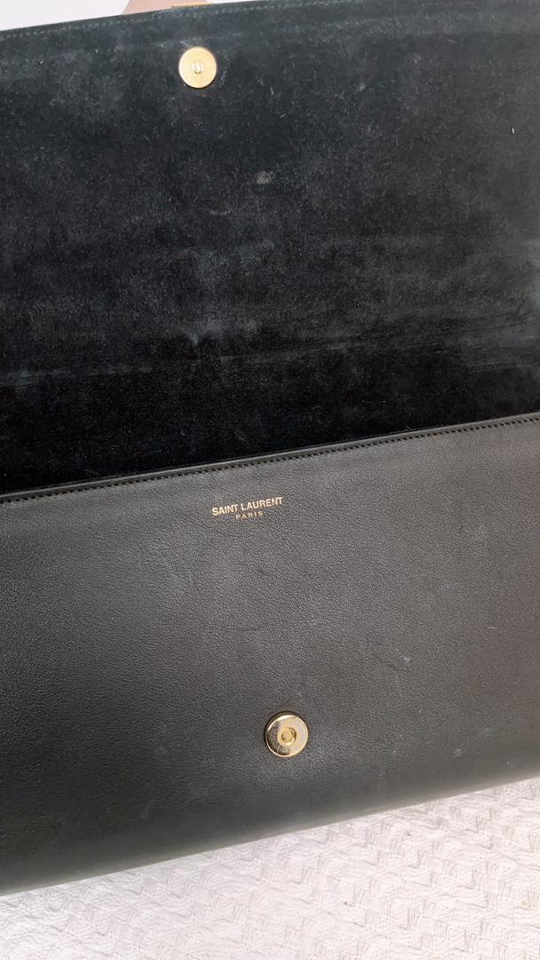 YSL Calfskin Y ligne Clutch