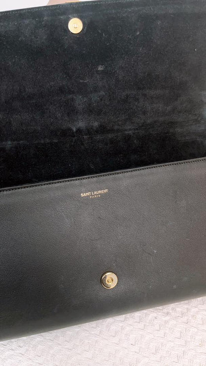YSL Calfskin Y ligne Clutch