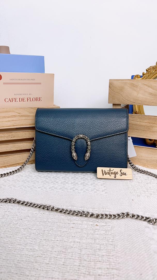 Gucci Blue Dionysus Shoulder Bag