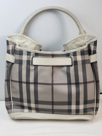 Burberry Smoked Check Walder Hobo Bag