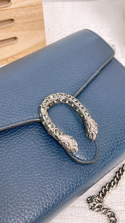 Gucci Blue Dionysus Shoulder Bag