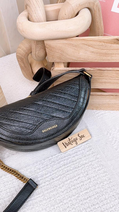 Balenciaga Black Souvenir Bumbag