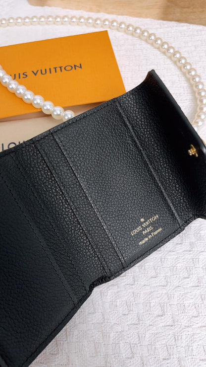 LV Black Emprenite Zoe Wallet