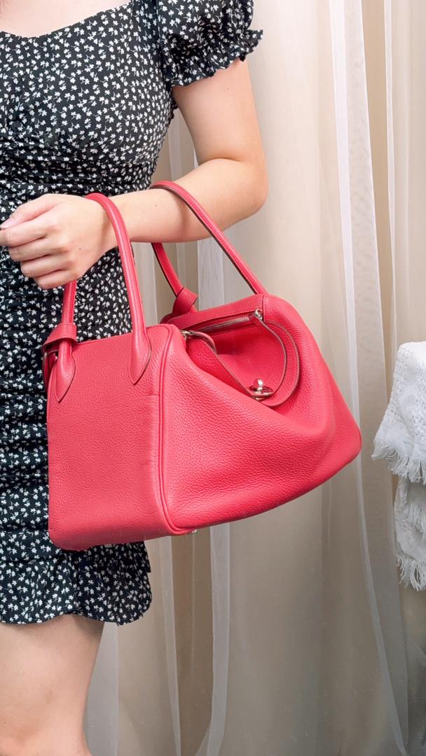 Hermes Pink Lindy 34 (PHW)