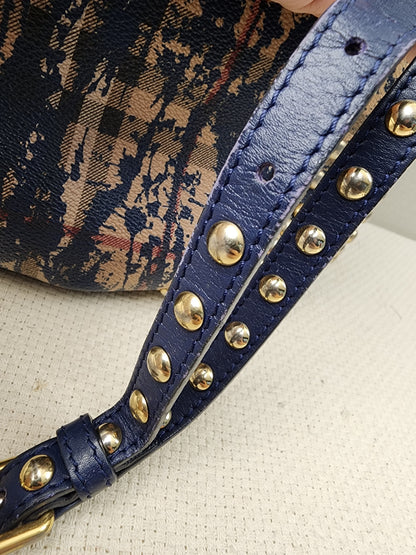 Burberry Haymarket Check Splash Studded Canterbury Tote