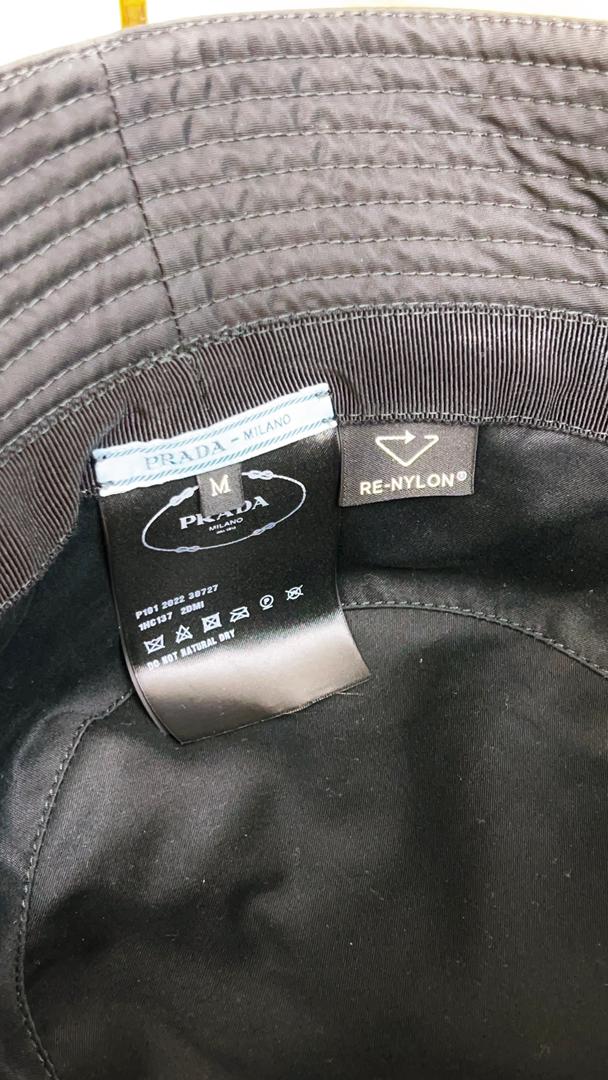 Prada Black Re-Nylon Bucket Hat (M size)