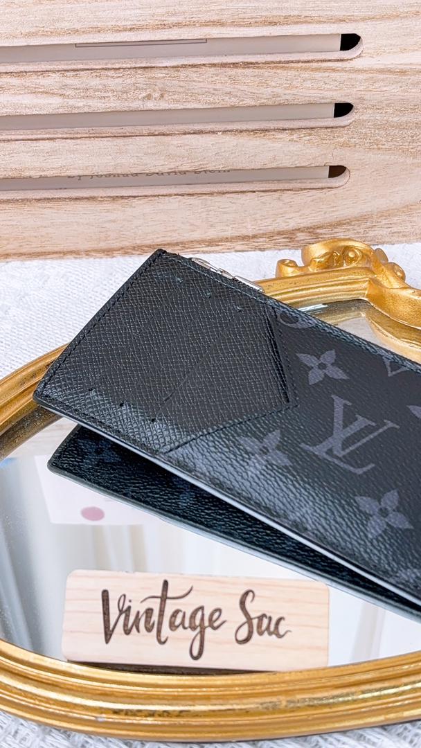 LV Monogram Eclipse Coin Card Wallet