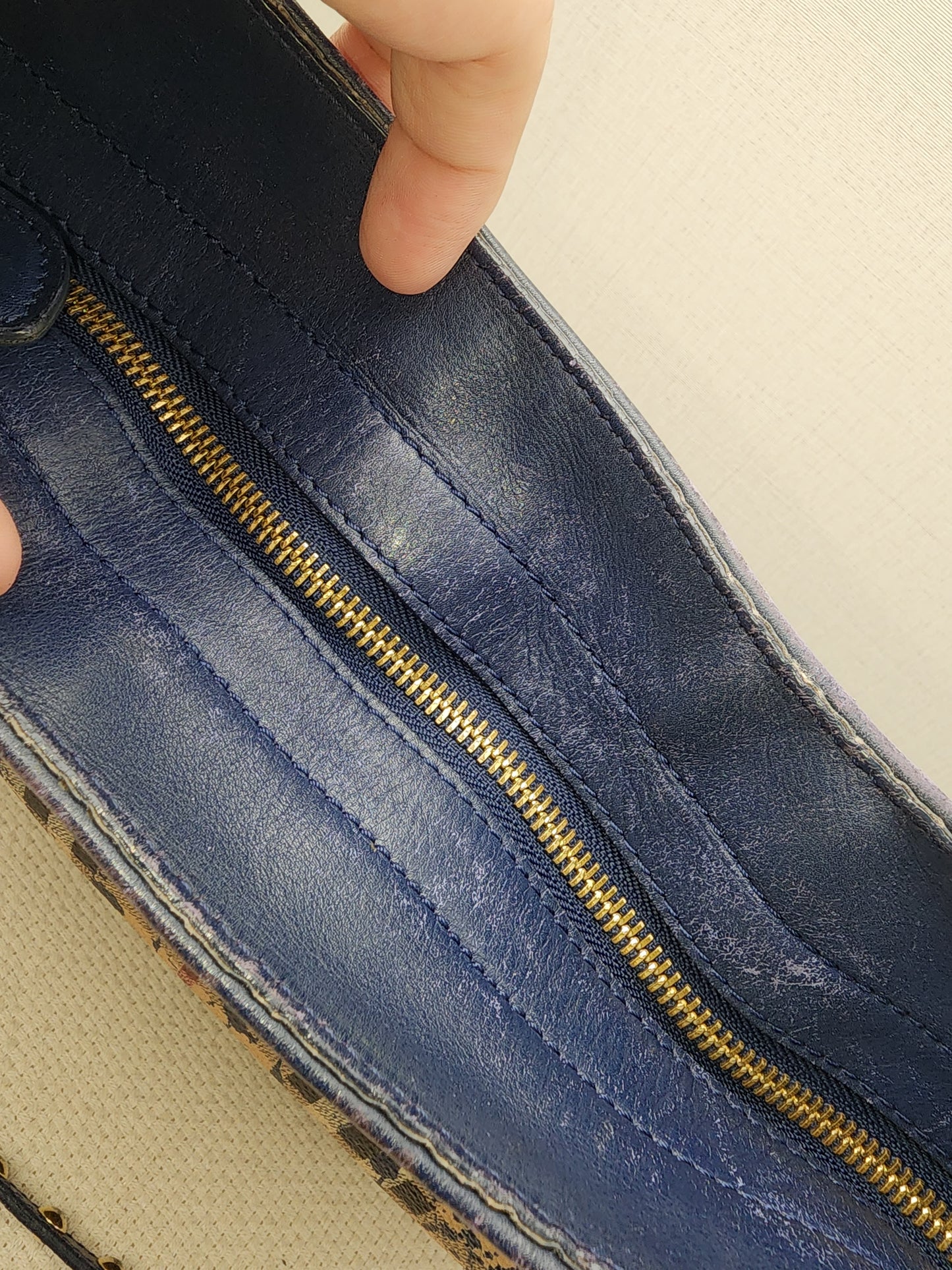 Burberry Haymarket Check Splash Studded Canterbury Tote
