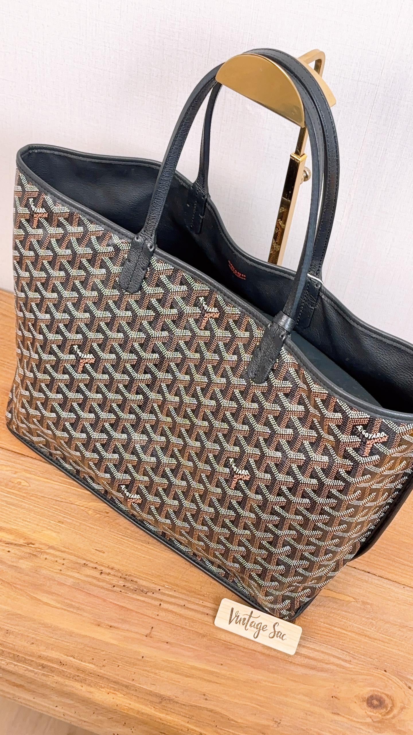 Goyard Black Anjou PM