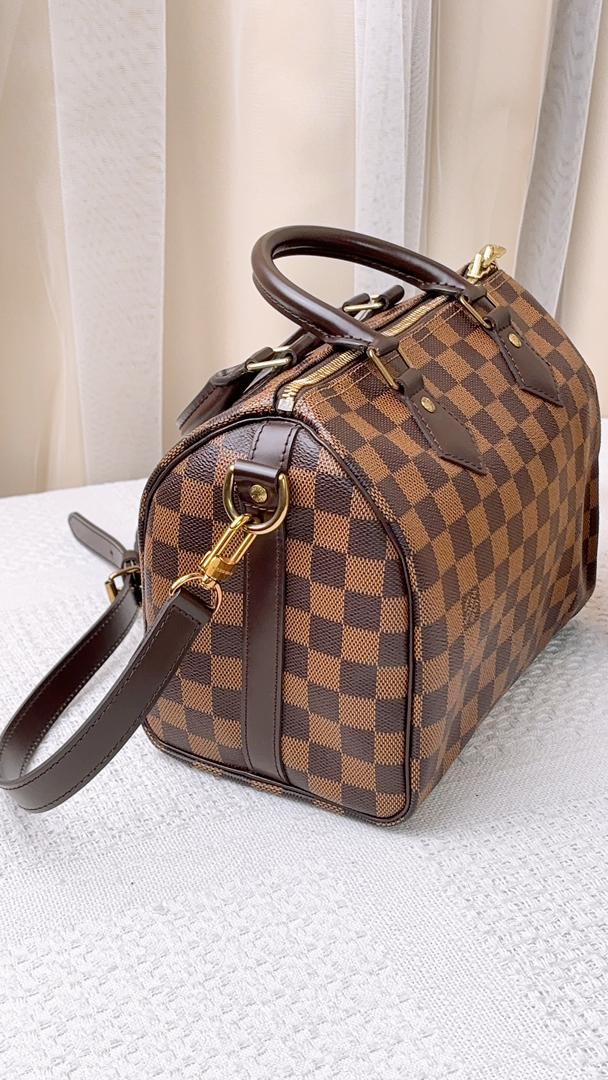 Louis Vuitton Damier Ebene Speedy 25 Bandouliere