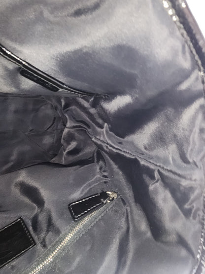 Burberry Black Nylon Beat Check Victoria Tote