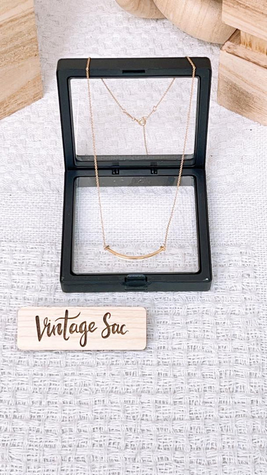 Tiffany & Co Yellow Gold Small Tsmile Necklace