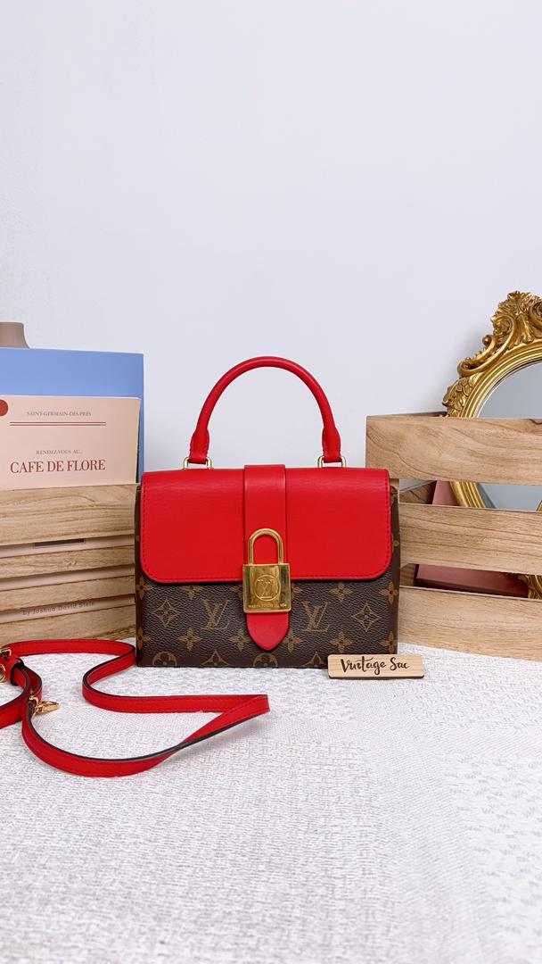 Louis Vuitton Monogram Red Locky BB