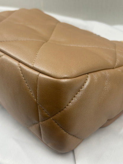 Chanel Champagne Lambskin Small 19 (GHW)