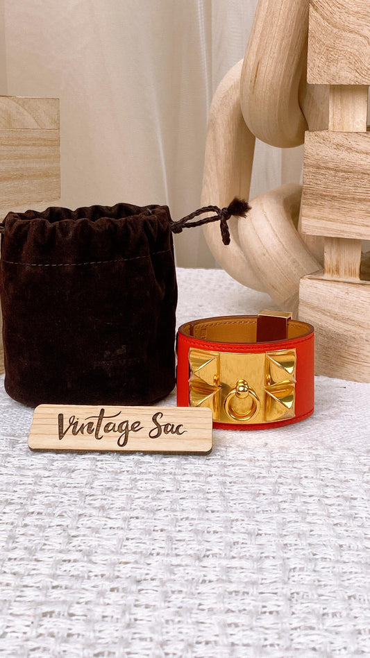 CDC Bracelet Orange-Red (GHW)