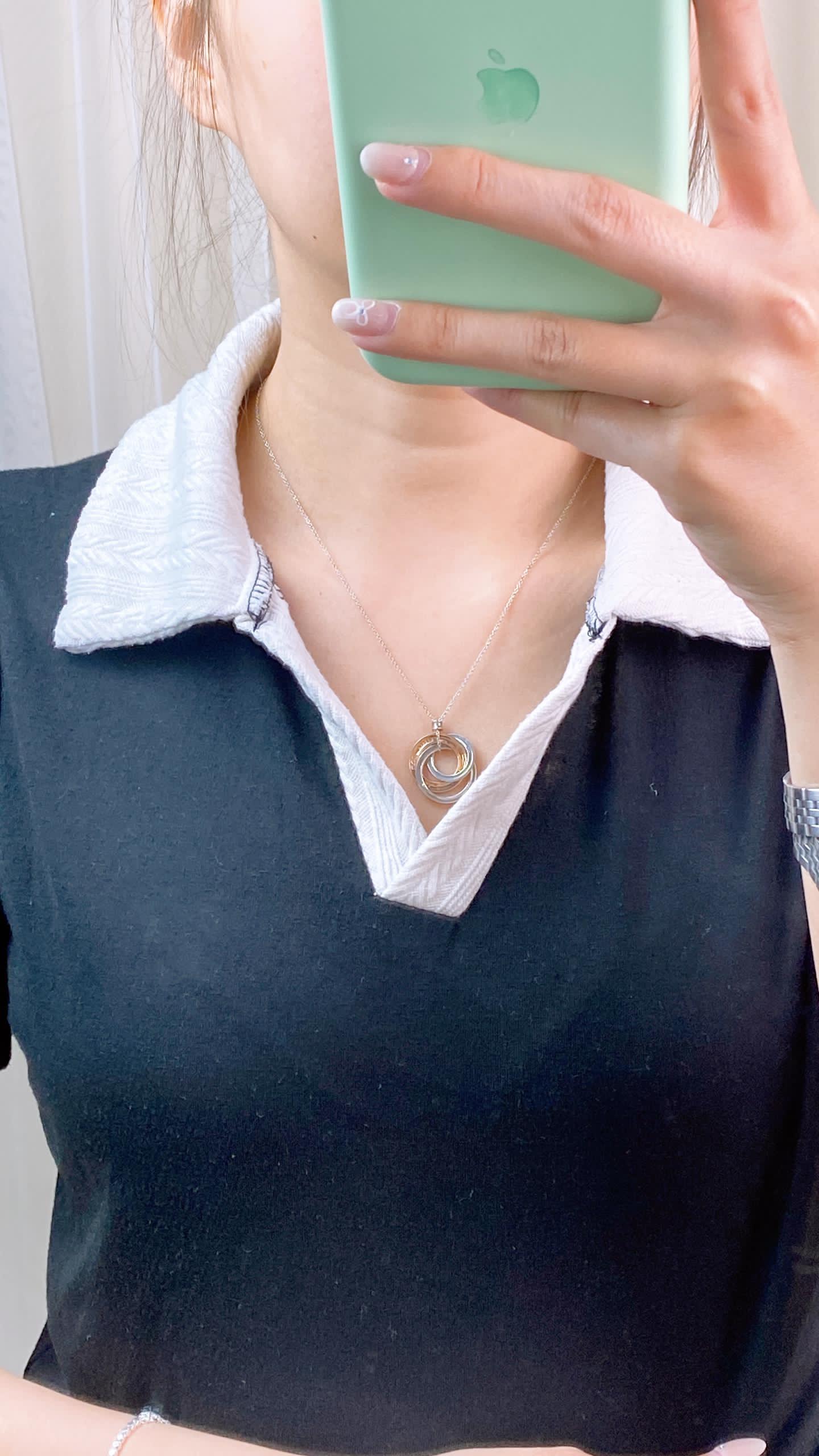 Tiffany & Co. Interlocking Triple Circles Necklace