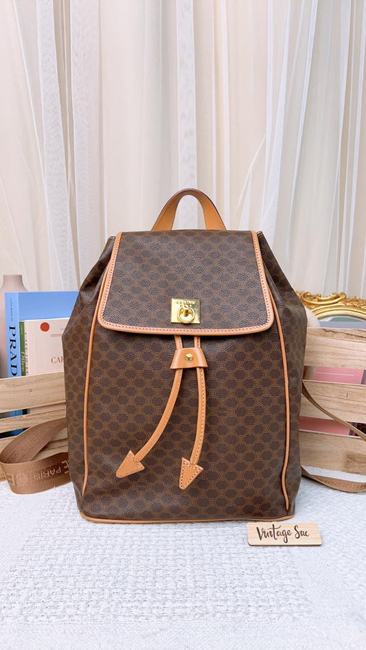 Celine Brown Macadam Backpack