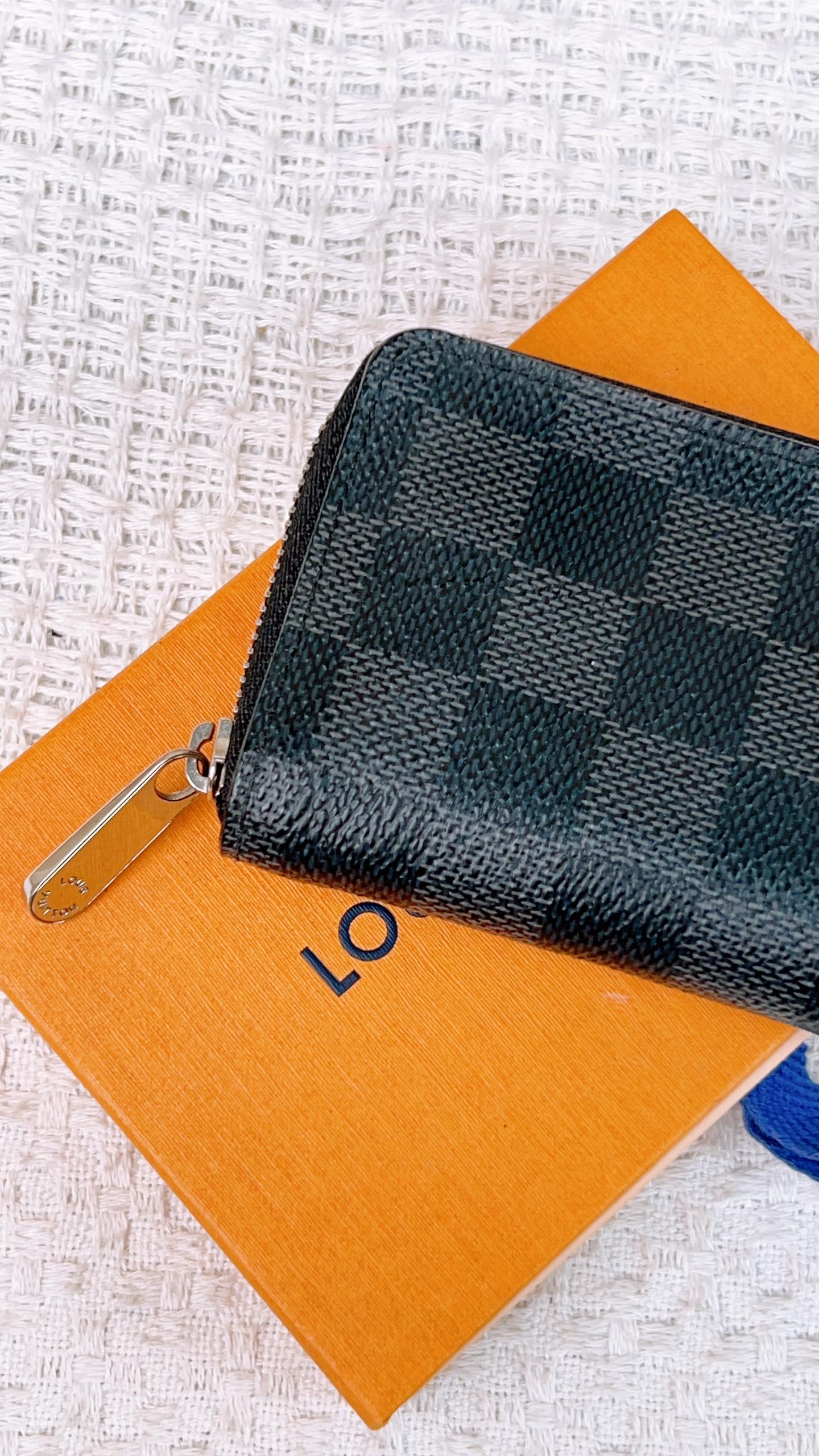 LV Damier Graphite Zippy Coin Purse