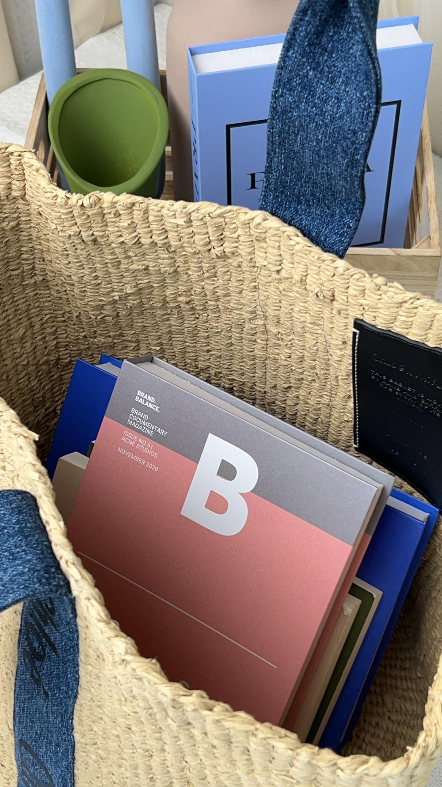 Chloe Large Denim-trimmed Woody Tote