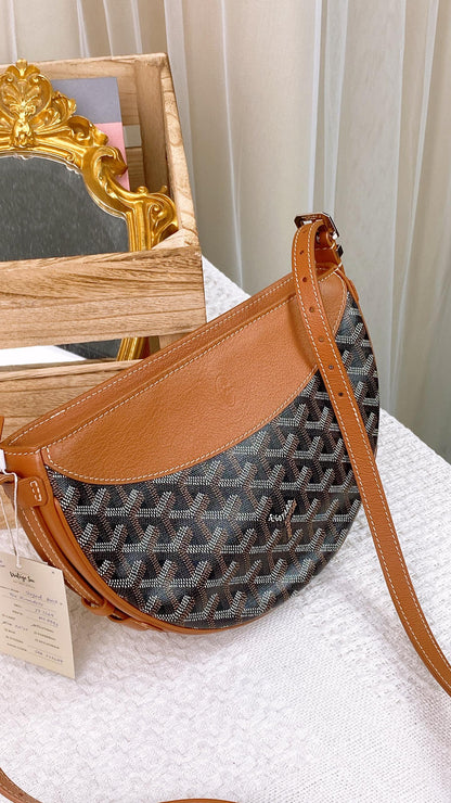 Goyard Black x Tan Hirondelle
