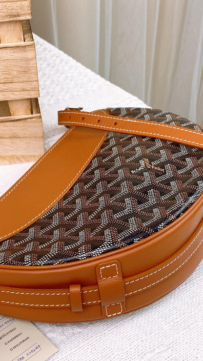 Goyard Black x Tan Hirondelle