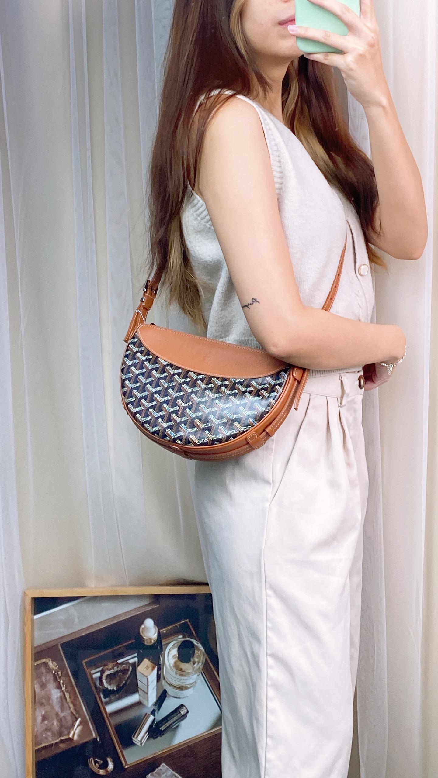 Goyard Black x Tan Hirondelle