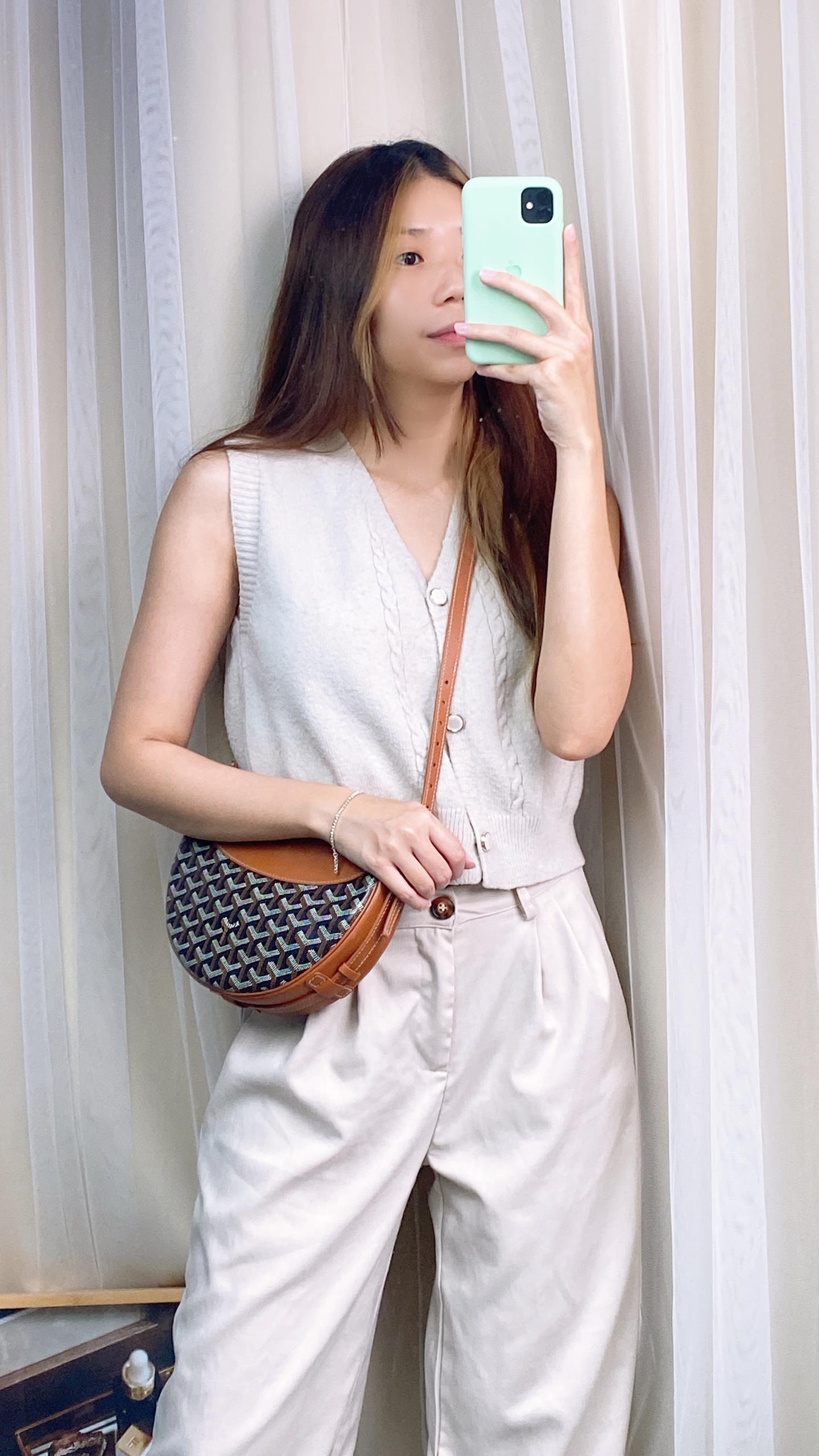 Goyard Black x Tan Hirondelle