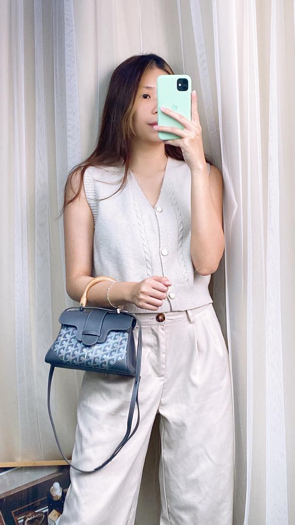 Goyard Grey Mini Saigon