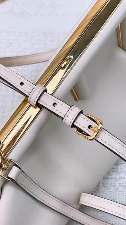 Fendi Light Beige Calfskin First Small Bag