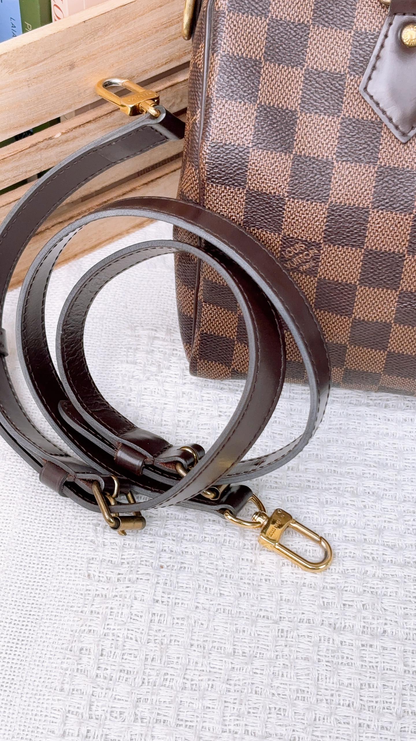 LV Damier Ebene Speedy 25 Bandouliere