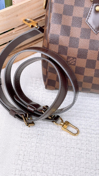 LV Damier Ebene Speedy 25 Bandouliere