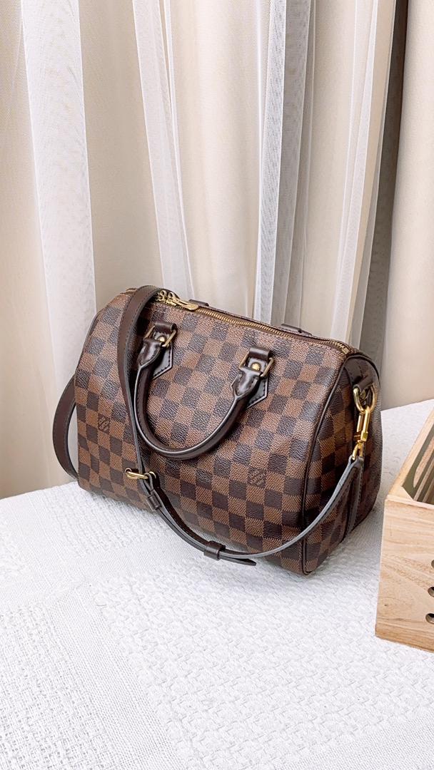 LV Damier Ebene Speedy 25 Bandouliere