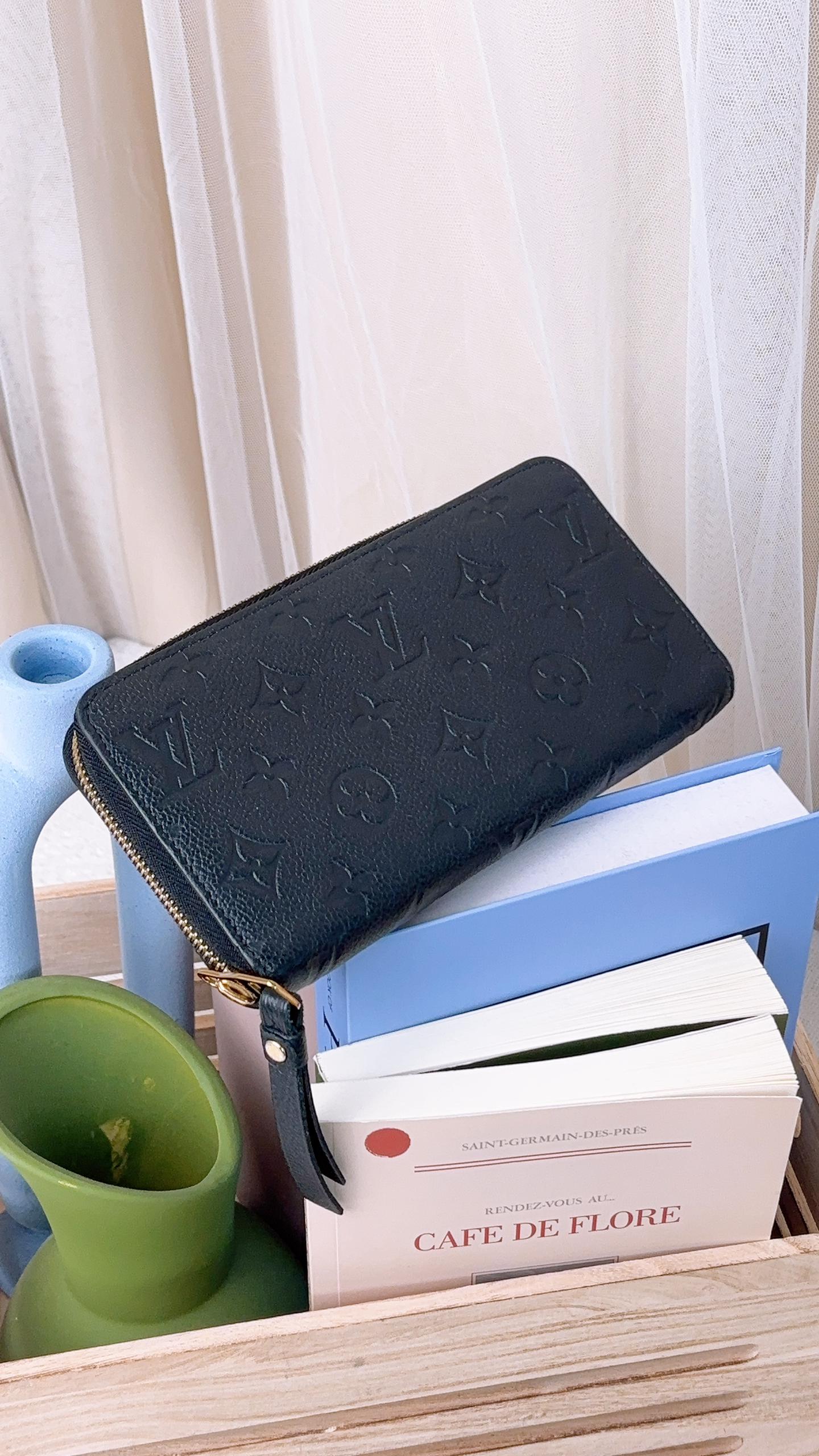 LV Black Empreinte Zippy Wallet