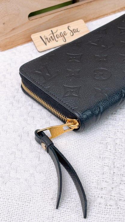 LV Black Empreinte Zippy Wallet