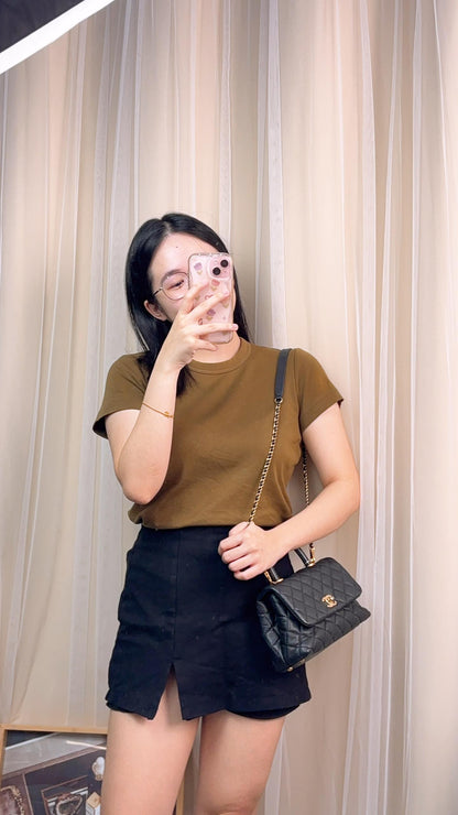 Chanel Black Caviar Small Coco Handle (GHW)