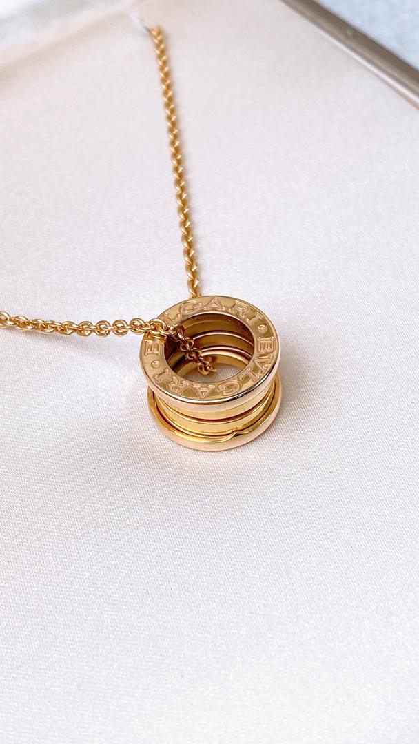 Bvlgari 18k RoseGold Bzero 1 Necklace
