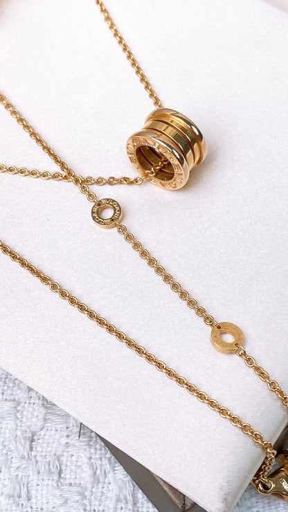 Bvlgari 18k RoseGold Bzero 1 Necklace